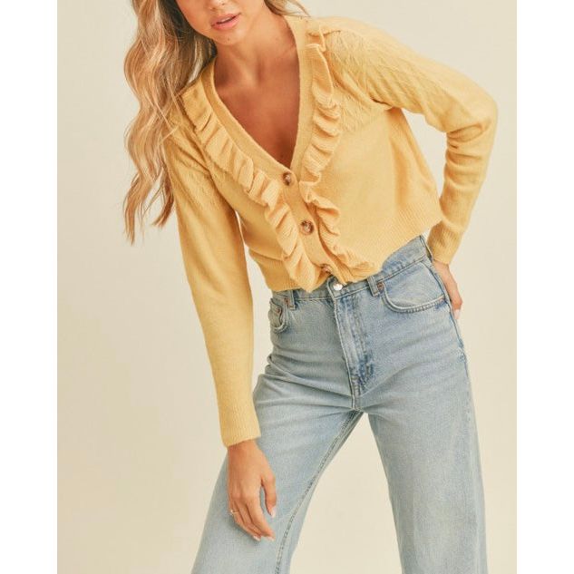 Liv Ruffle Cardigan