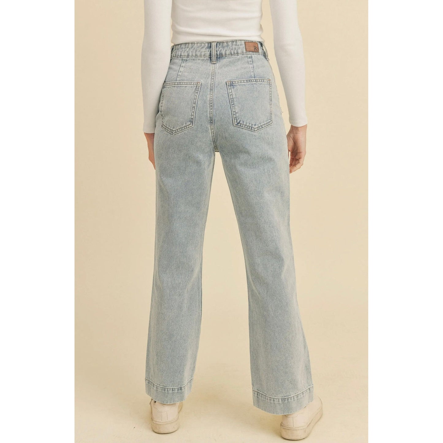High Rise Wide Leg Jeans