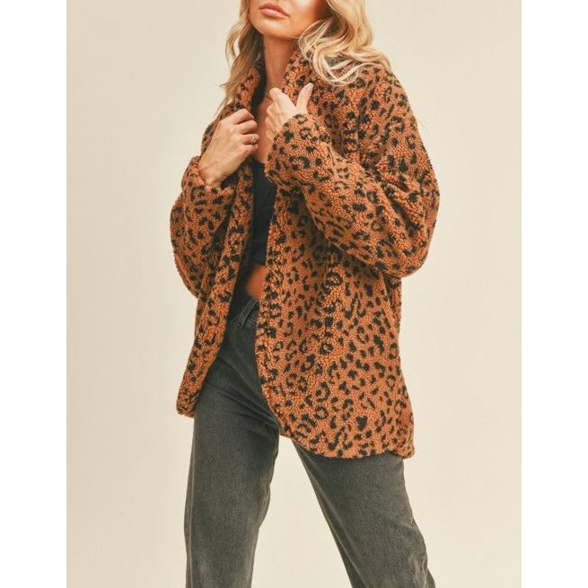 Leah Leopard Jacket