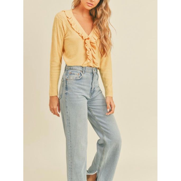Liv Ruffle Cardigan