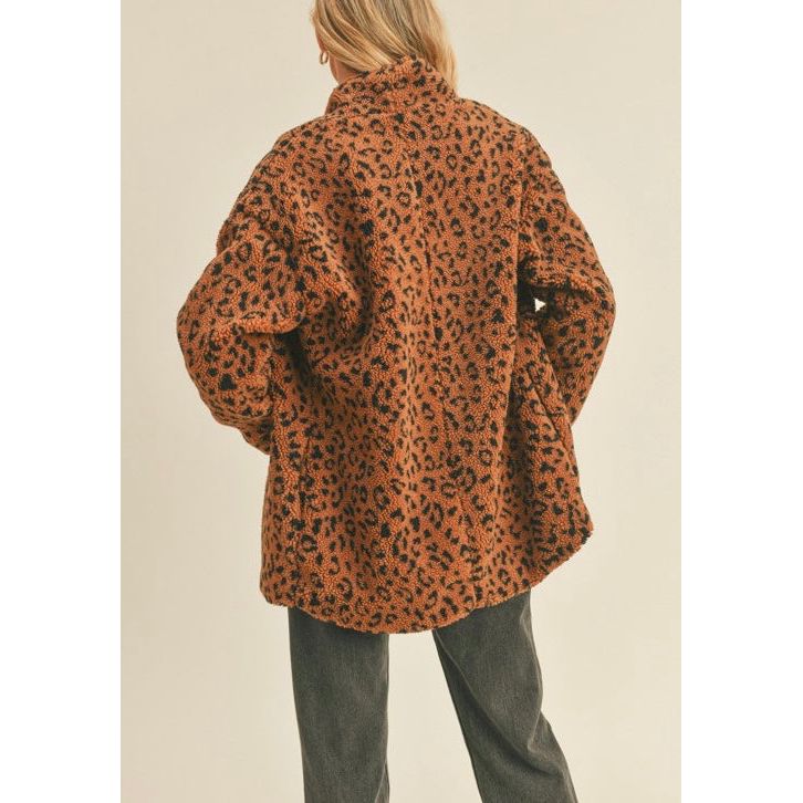Leah Leopard Jacket