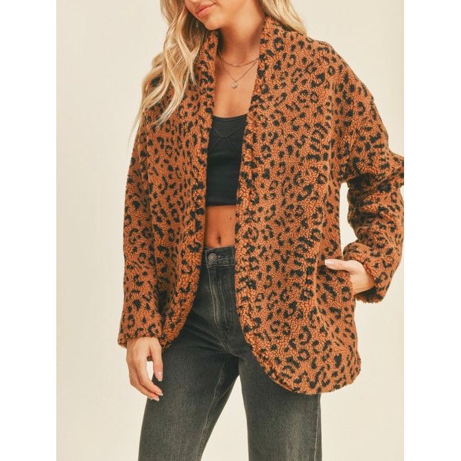 Leah Leopard Jacket