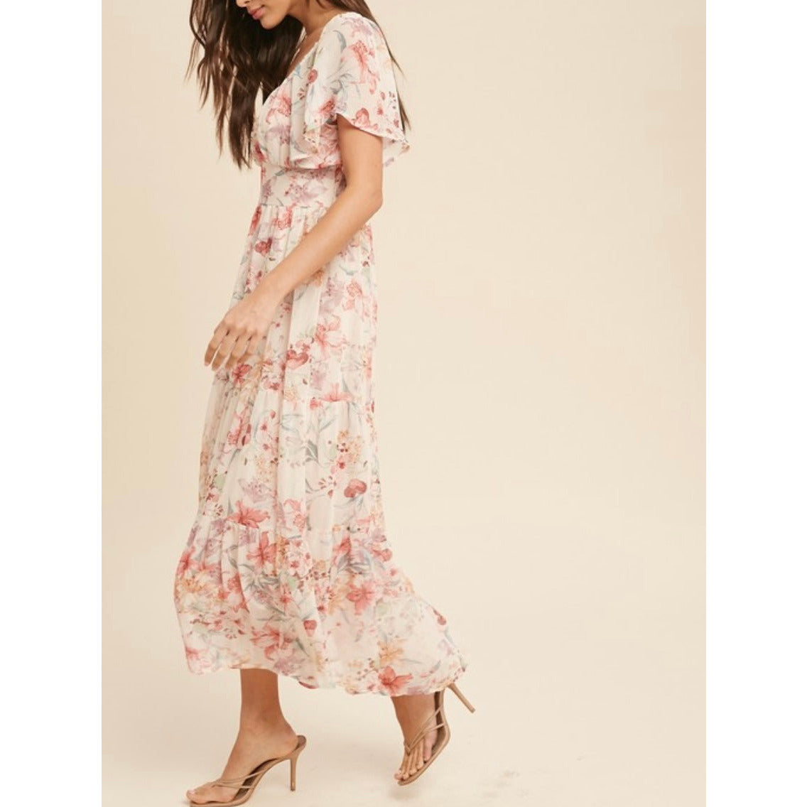 Londyn Spring Chiffon Dress
