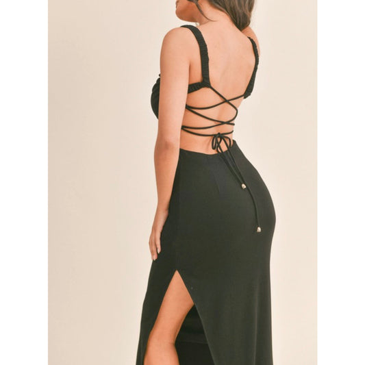 Destry Midi Dress In Black