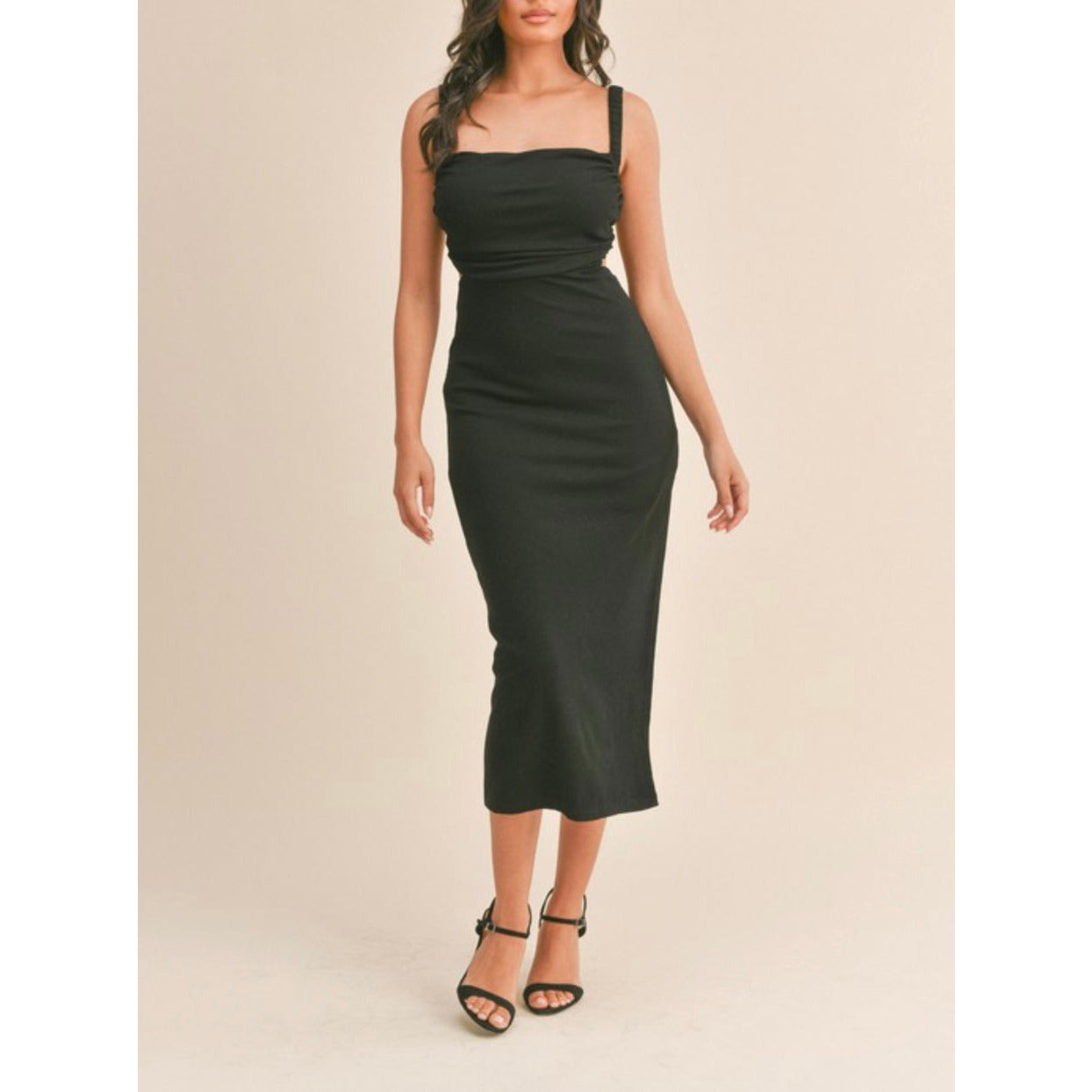 Destry Midi Dress In Black