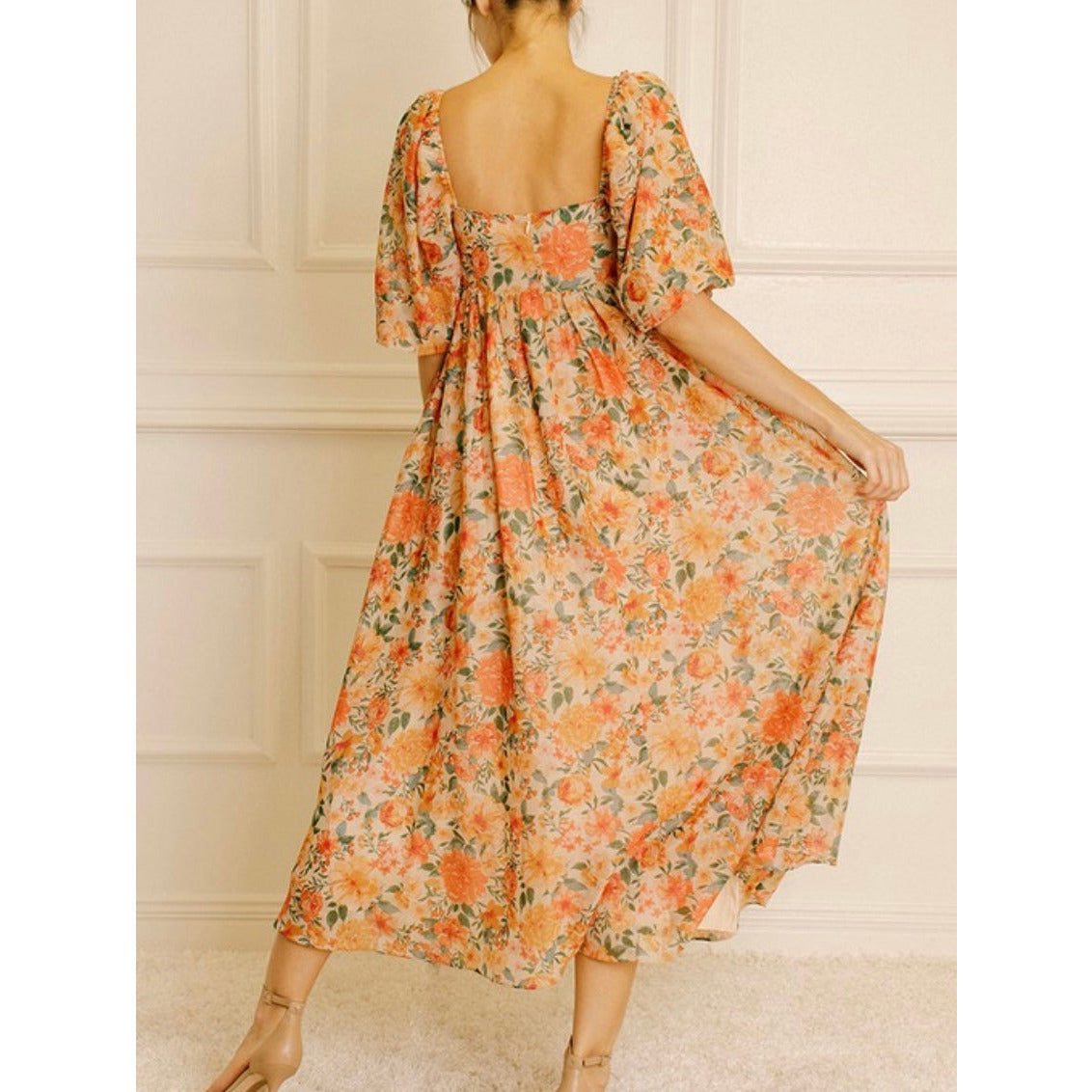 Arabella Floral Midi Dress
