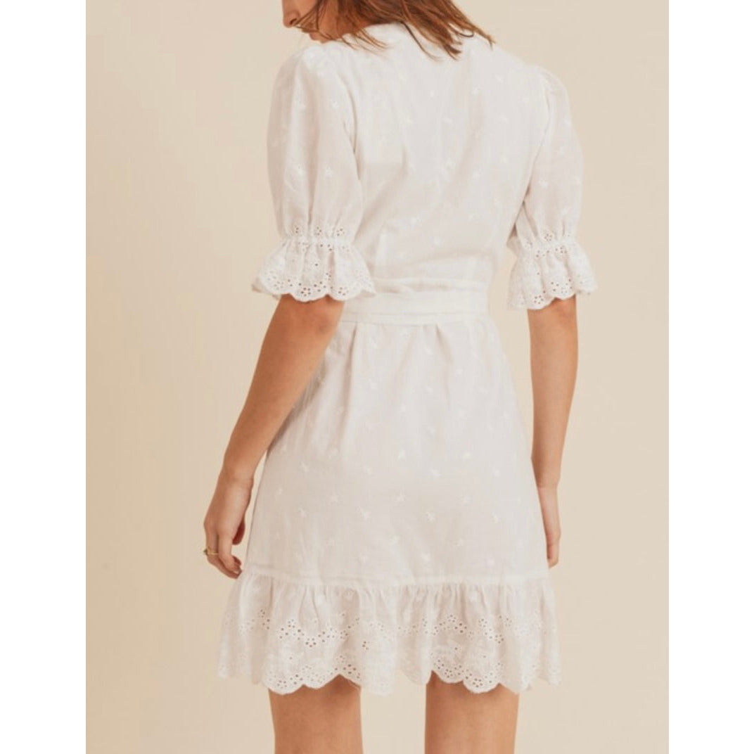 Sutton Spring Embroidered Mini Dress