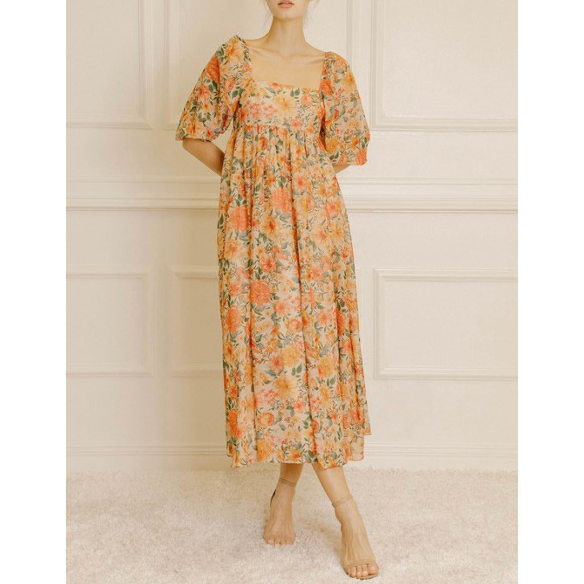 Arabella Floral Midi Dress