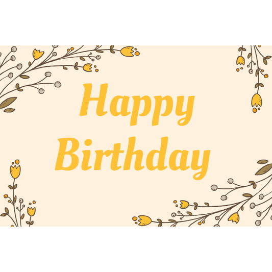 Happy Birthday eGift Card