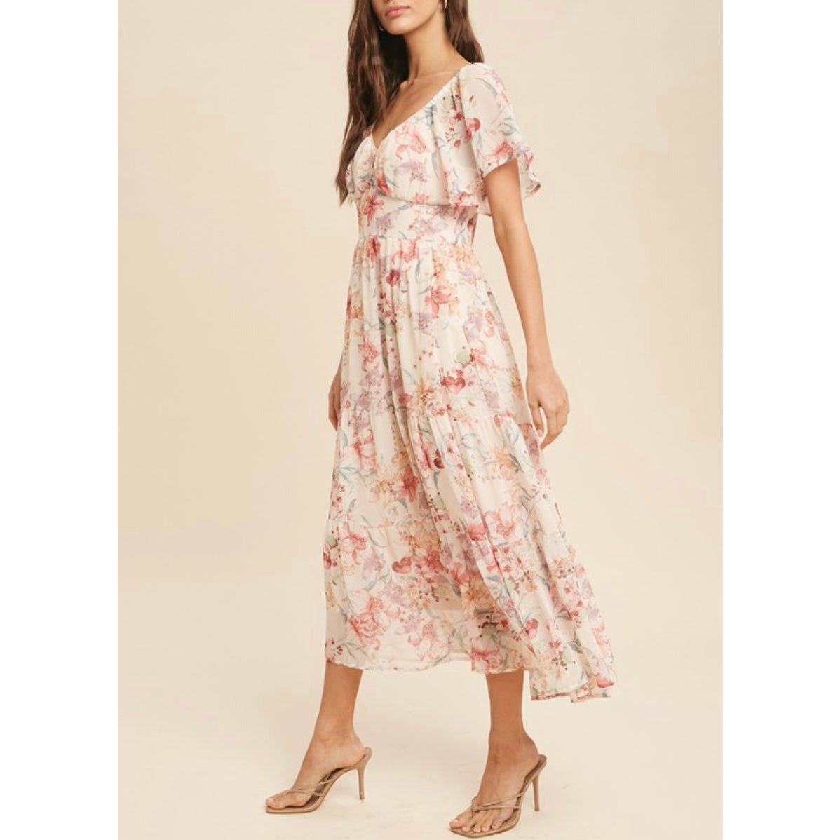 Londyn Spring Chiffon Dress