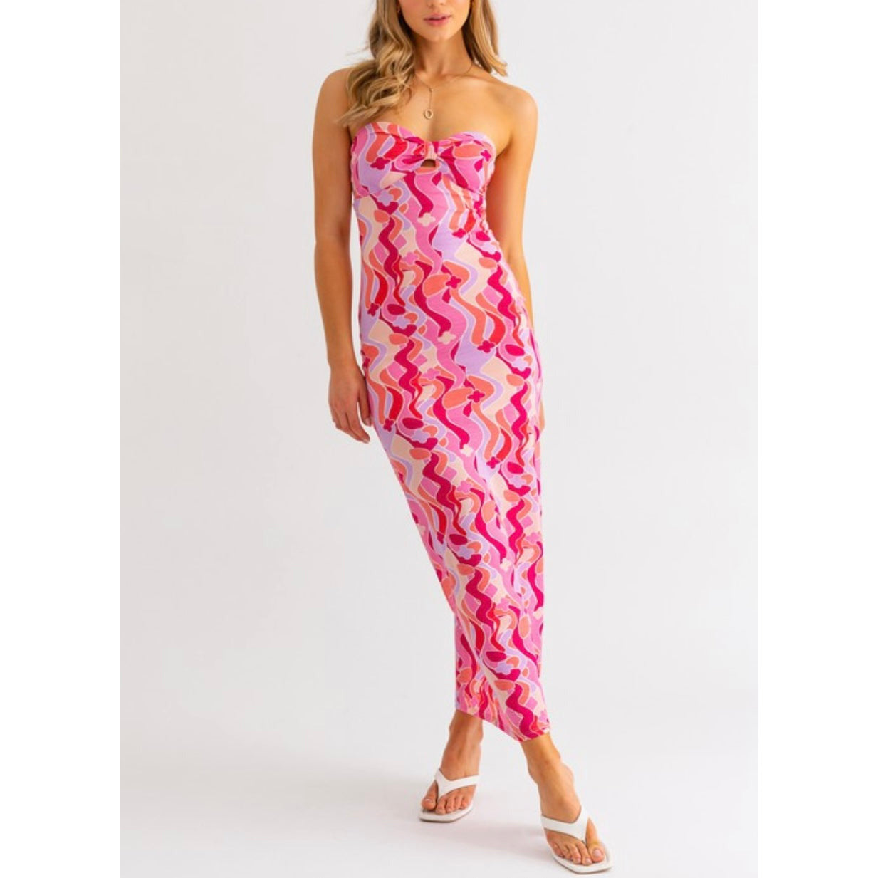 Bianca Summer Tube Maxi Dress