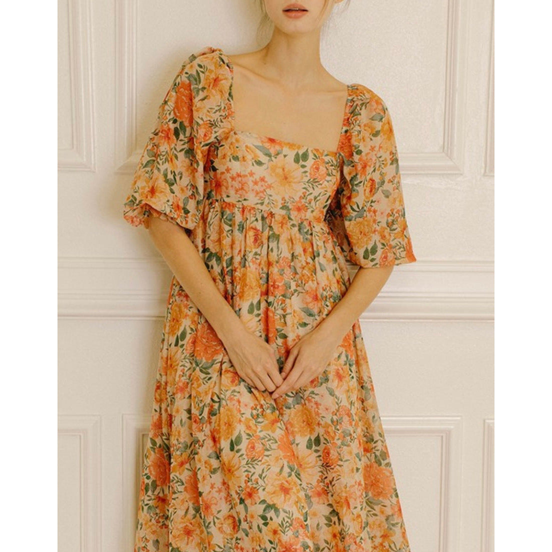Arabella Floral Midi Dress