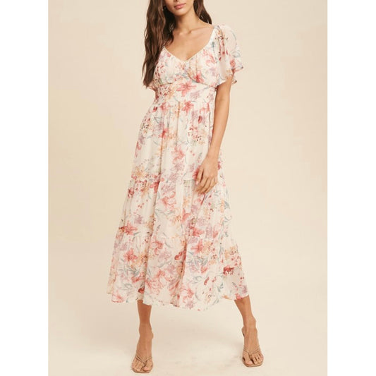 Londyn Spring Chiffon Dress