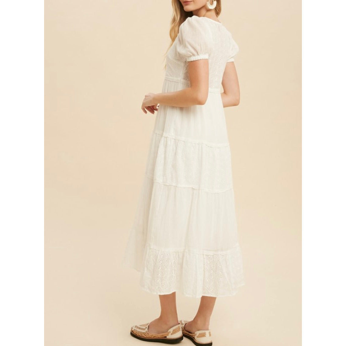 Leighton Napa Eyelet Spring Maxi Dress