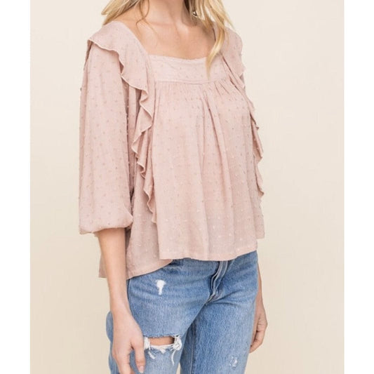 Caroline Ruffle Blouse