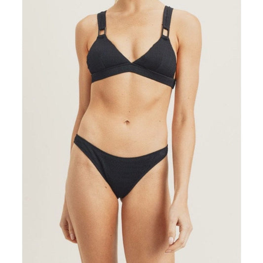 Livia Padded Black Bikini Set