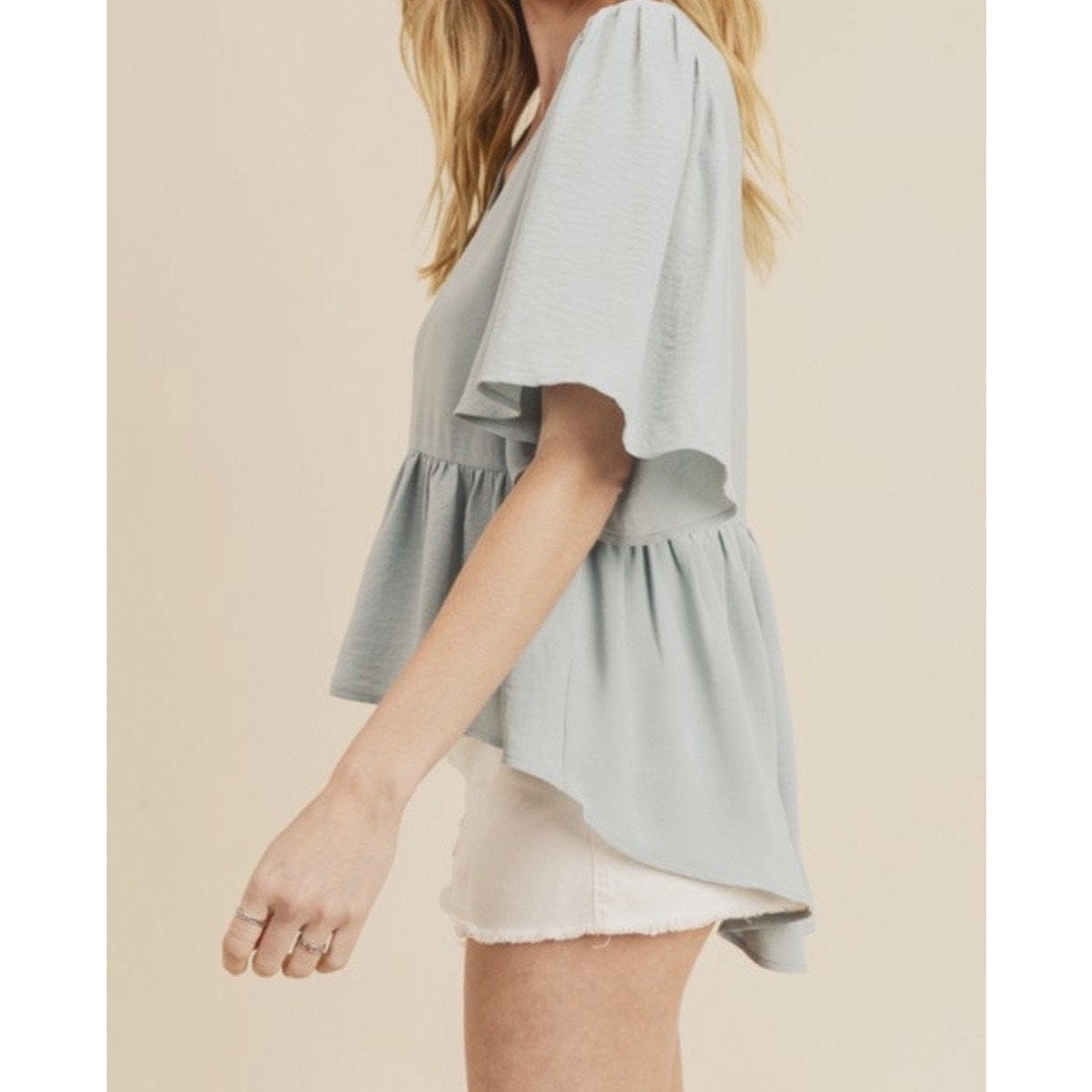 Gene Cute Spring Top - Blue