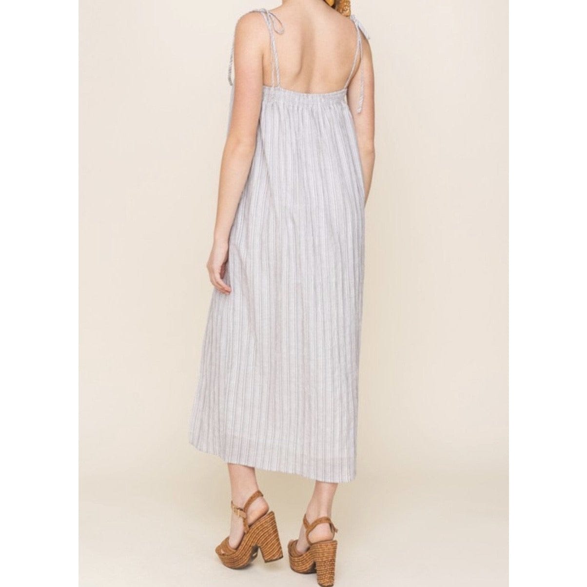 Samantha Spring Stripe Maxi Dress