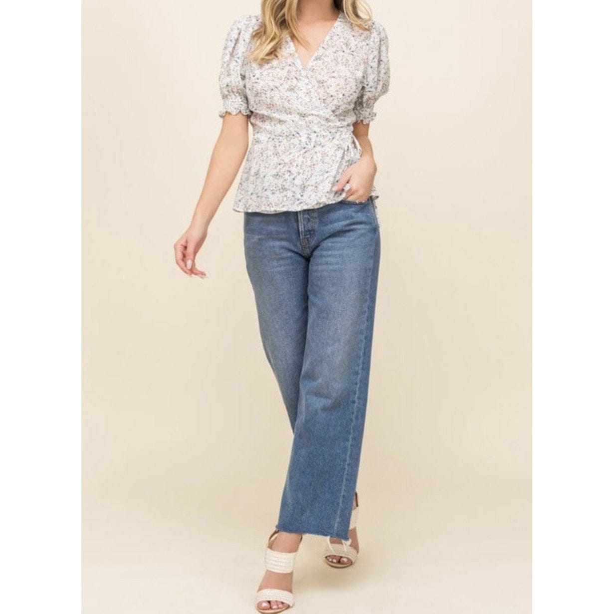 Evangeline Floral Top