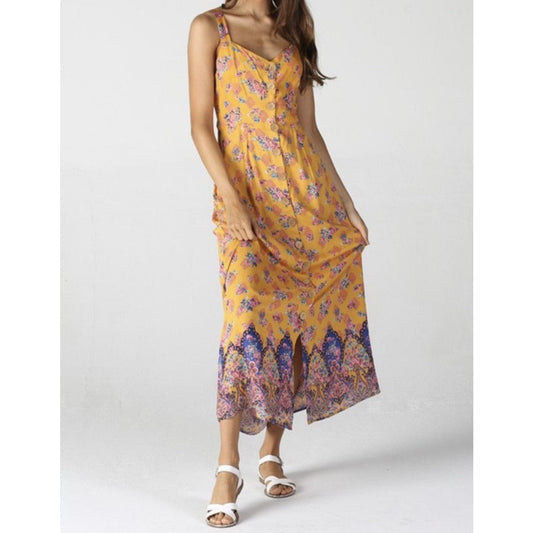 Hazel Boho Spring Maxi Dress