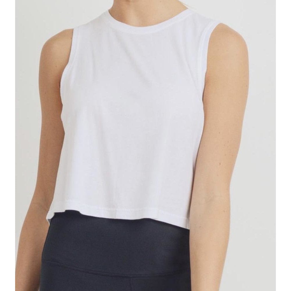 Quinn Crop Top - White