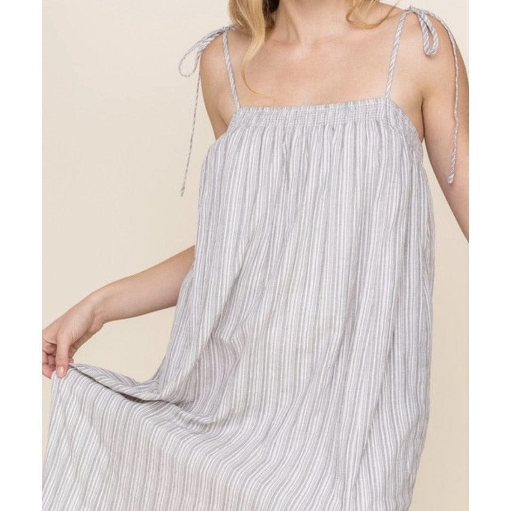 Samantha Spring Stripe Maxi Dress