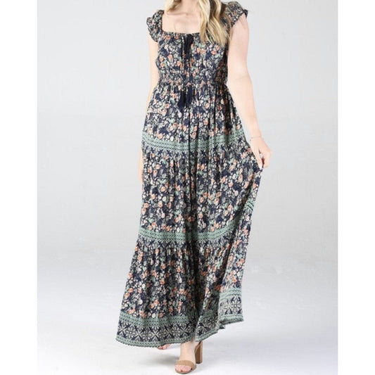Riley Tiered Ruffled Maxi Dress