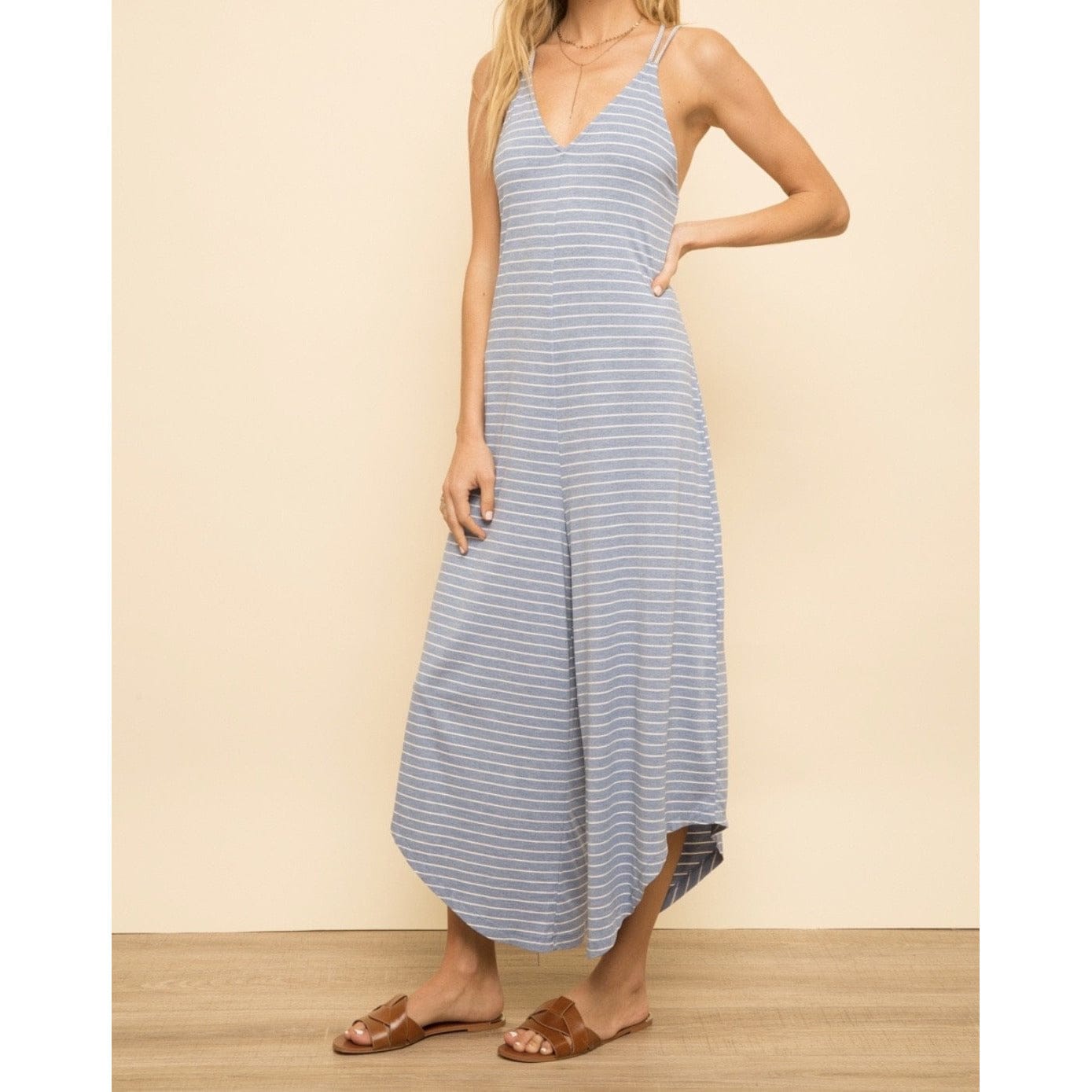 Penny Spring Stripe Jumpsuit