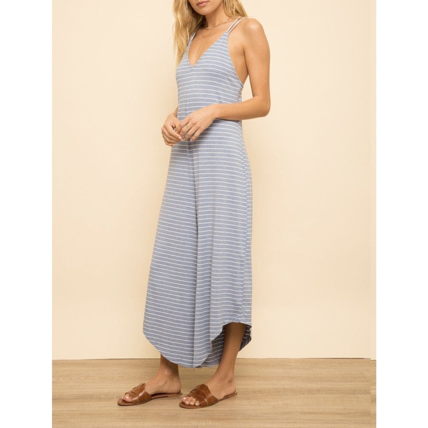 Penny Spring Stripe Jumpsuit