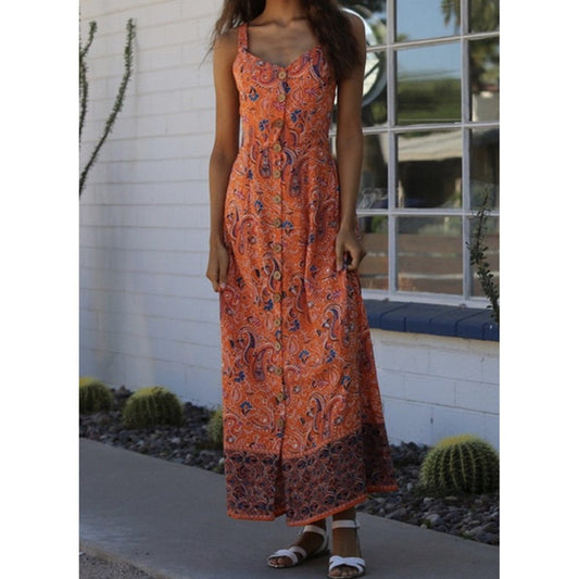 Daisy Boho Maxi Dress