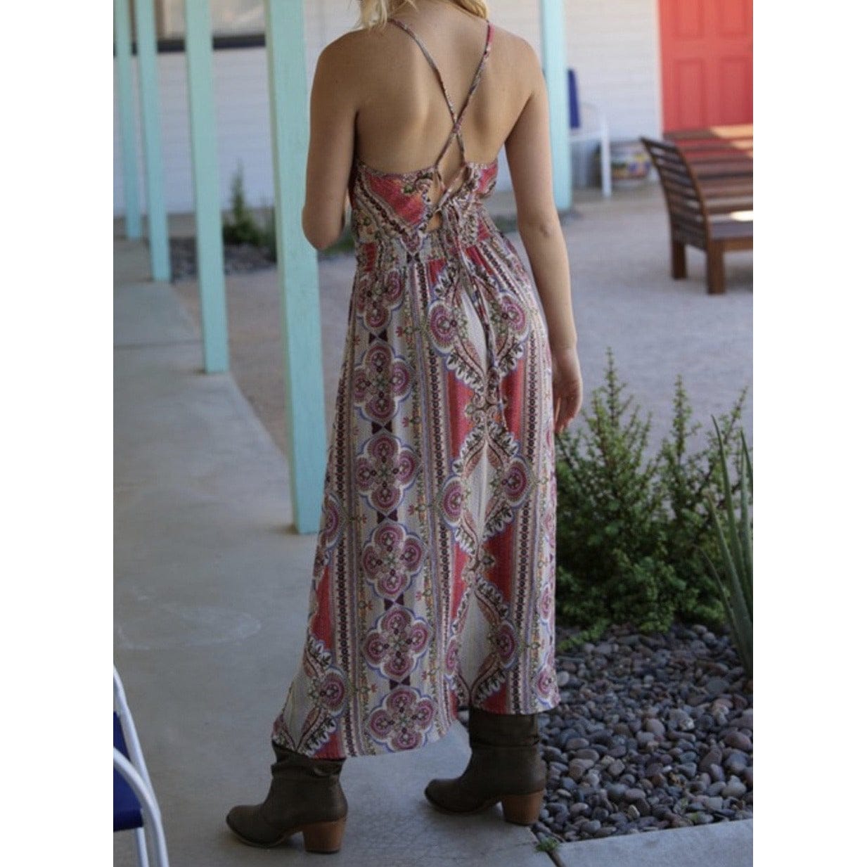 Viola Boho Spring Maxi Dress