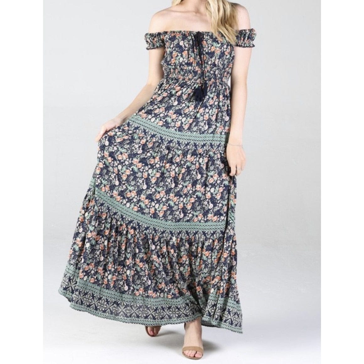 Riley Tiered Ruffled Maxi Dress