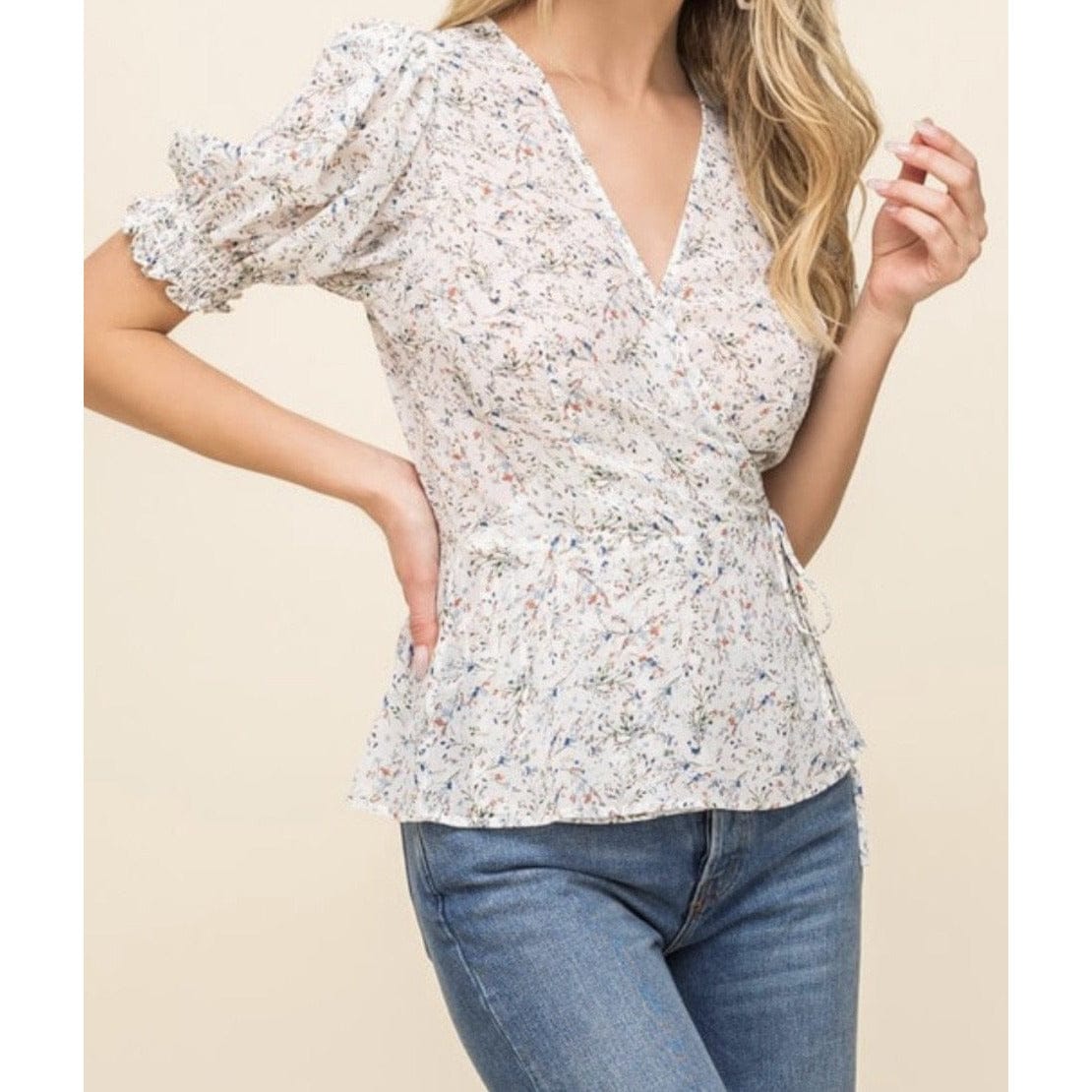 Evangeline Floral Top