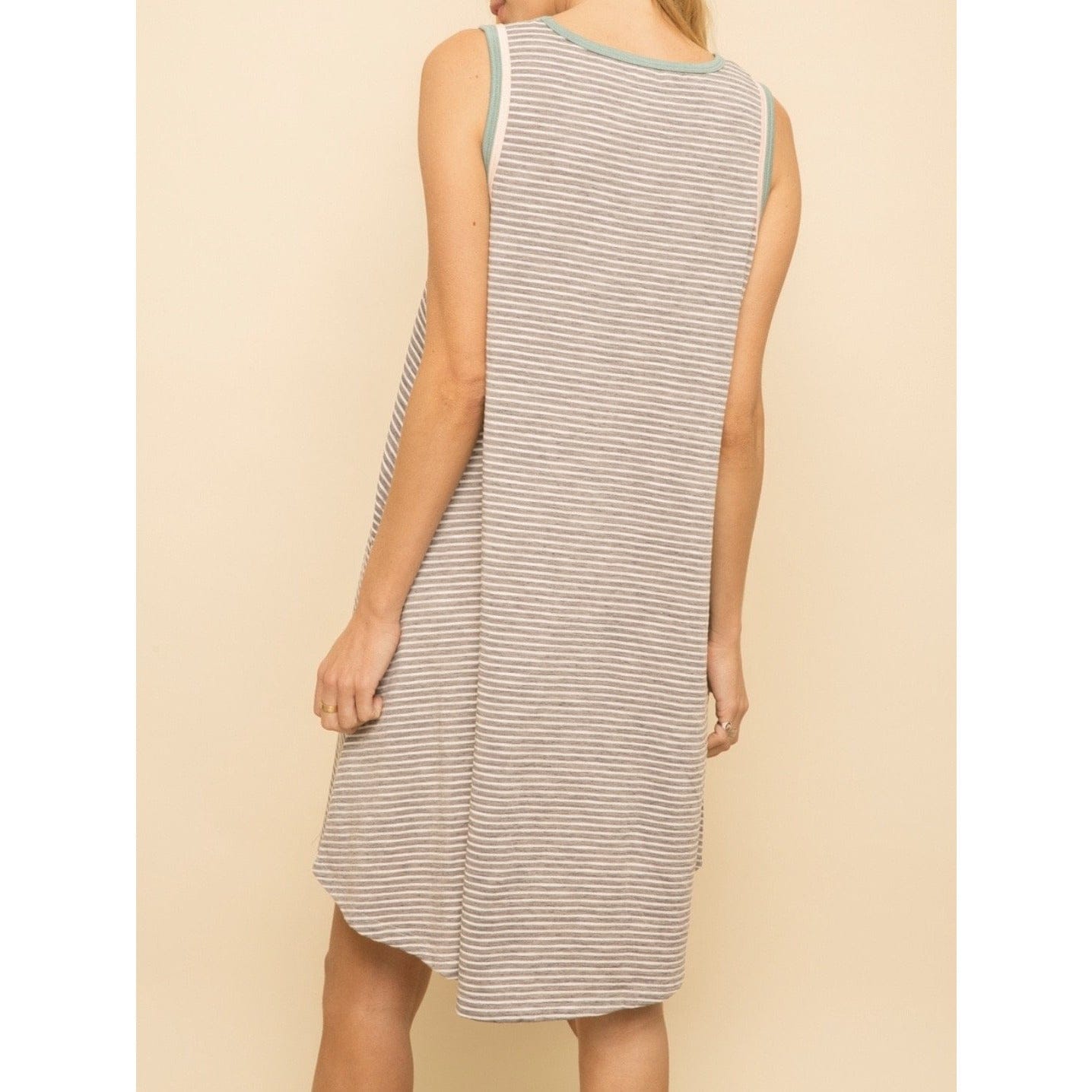 Minnie Spring Stripe Midi Dress