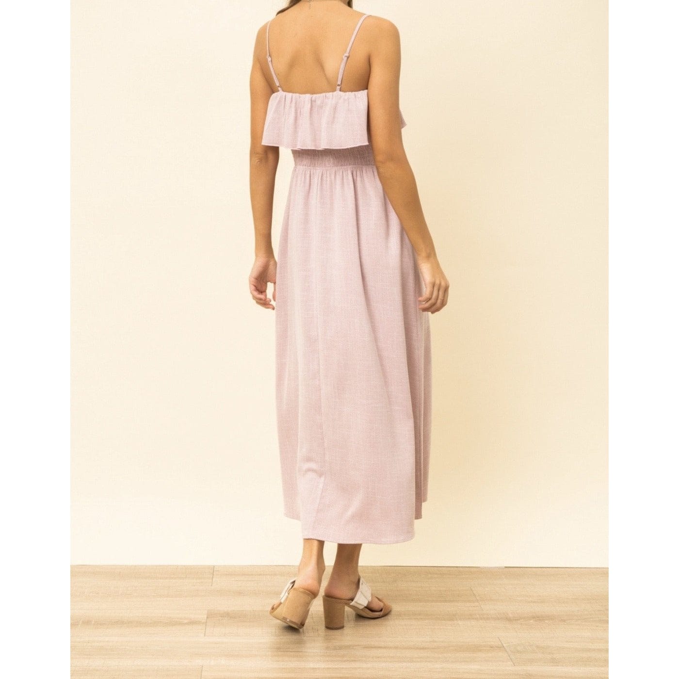 Stella Ruffle Midi Dress