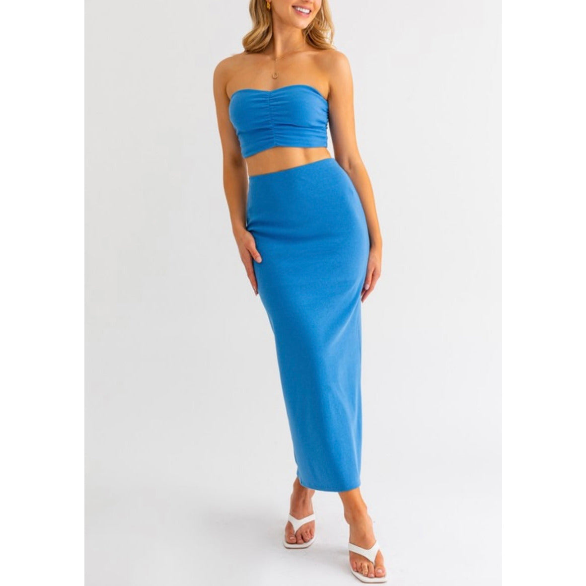 Leona Summer Maxi Skirt Set
