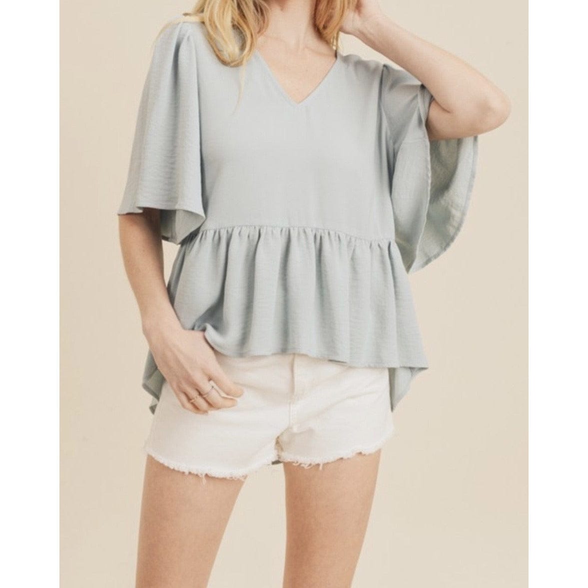 Gene Cute Spring Top - Blue